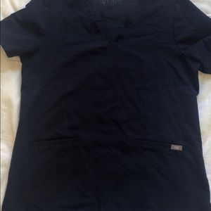 Figs navy blue Casma M top